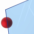 Materialmuster PERSPEX® GS 7T97  floureszierend blau