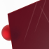 Materialmuster PLEXIGLAS® dunkelrot 3H55 GT blickdicht