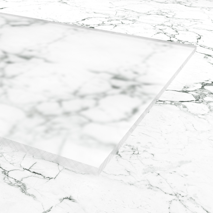 Materialmuster PLEXIGLAS® satiniert Milchglas