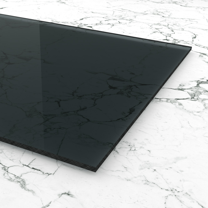 Materialmuster PLEXIGLAS® grau 7C83 GT, LD 21%