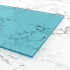 Materialmuster PLEXIGLAS® hellblau 5C18 GT, LD 64%