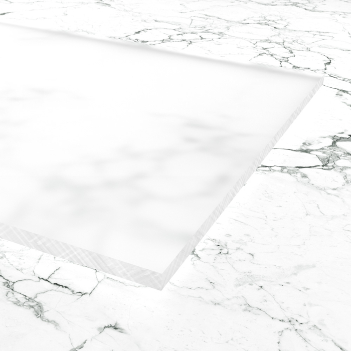 Materialmuster PLEXIGLAS® WH10 DC weiß Snow...