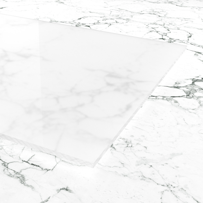 Materialmuster PLEXIGLAS® WN670 weiß Milchglas,...