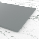Materialmuster PVC Freischaum FOREX grau matt RAL 7037