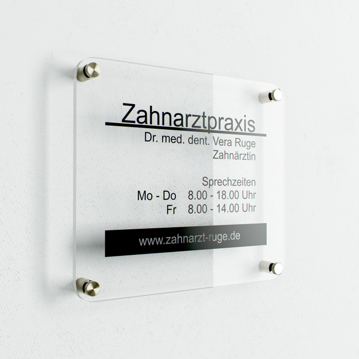 Abstandshalter 19 x 25 mm für Schilderbefestigung,...