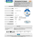 Montageklebeband für Spiegel, Premium Qualität, 19 mm x 5 m