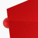 PLEXIGLAS® rot 3H67 GT, Lichtdurchlässigkeit 3%