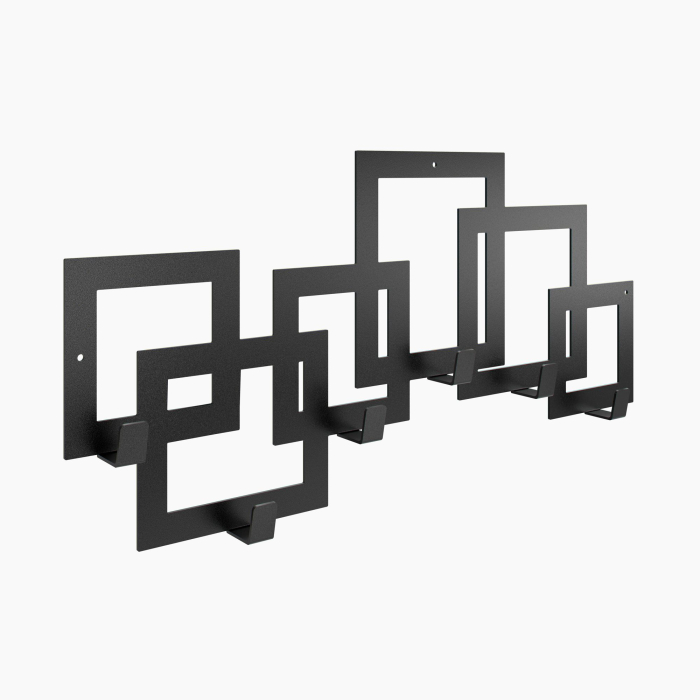 wandhaken-modern-schwarz-eckig