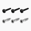 Wandhaken modern schwarz eckig