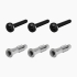 Wandhaken modern schwarz Welcome