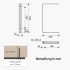 Wandkonsole | Regalwinkel für 2 Regalböden | schwarz 200 x 352 mm