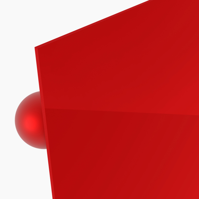 3 mm PLEXIGLAS® ROT 3H67 GT nach Maß