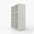 Offenes Regal | eine Mittelwand | variable Einlegeböden