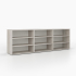 Offenes Regal | zwei Mittelwände | variable Einlegeböden