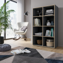Offenes Regal | 2x4 Fächer | hoch | Mittelwand