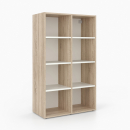 Offenes Regal | 2x4 Fächer | hoch | Mittelwand