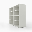 Offenes Regal | 2x4 Fächer | breit | eine Mittelwand