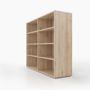Offenes Regal | 2x4 Fächer | breit | eine Mittelwand