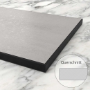 HPL Tischplatte Outdoor Beton Silber