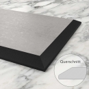 HPL Tischplatte Outdoor Beton Silber