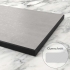 HPL Tischplatte Outdoor Beton Silber
