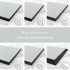 HPL Tischplatte Outdoor Beton Silber