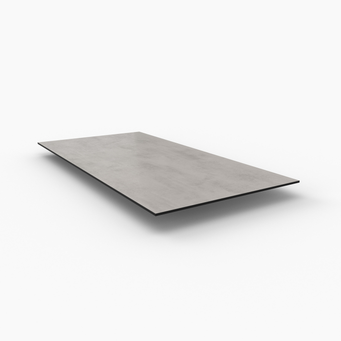 13mm HPL Tischplatte Outdoor Beton Silber nach Maß