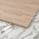 19 mm Massivholzplatte | Buche naturbunt keilgezinkt | geschliffen | nach Maß