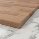 19 mm Massivholzplatte | Buche naturbunt keilgezinkt | geölt | nach Maß