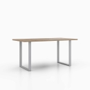 Esstisch klein | auf Kufen in U-Form aus Metall 600 x 710 mm