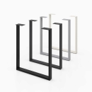 Esstisch klein | auf Kufen in U-Form aus Metall 600 x 710 mm