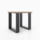 Hocker auf Kufen aus Metall 380 x 420 mm | 28mm Dekorspanplatte