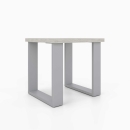 Hocker auf Kufen aus Metall 380 x 420 mm | 28mm Dekorspanplatte