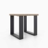 Hocker auf Kufen aus Metall 380 x 420 mm | 28mm Dekorspanplatte