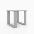 Hocker auf Kufen aus Metall 380 x 420 mm | 28mm Dekorspanplatte
