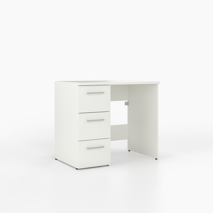 Waschmaschinenschrank mit Schubladenelement links