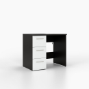 Waschmaschinenschrank mit Schubladenelement links
