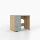 Waschmaschinenschrank mit Schubladenelement links