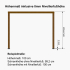 Waschmaschinenschrank für Waschmaschine und Trockner | mit offenem schmalen Regal
