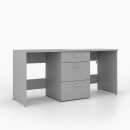 Waschmaschinenschrank für Waschmaschine und Trockner | mit breitem Schubladenelement