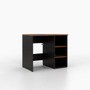 Waschmaschinenschrank mit offenem schmalen Regal rechts