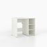 Waschmaschinenschrank mit offenem schmalen Regal rechts