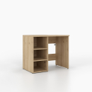 Waschmaschinenschrank mit offenem schmalen Regal links