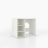 Waschmaschinenschrank mit offenem schmalen Regal links