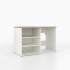 Waschmaschinenschrank mit offenem breiten Regal links