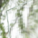 Muster Flutes weiß Ornamentglas Float