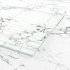 Muster Flutes weiß Ornamentglas Float