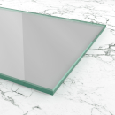 Muster Spiegelglas silber