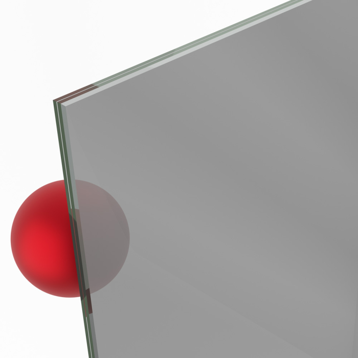 Muster Spionspiegel VSG Glas