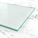 Muster VSG Glas - weiß matt einfach foliert